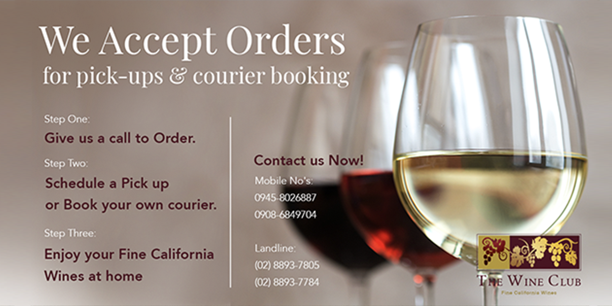 The Wine Club Booking Banner | The Wine Club Philippines
