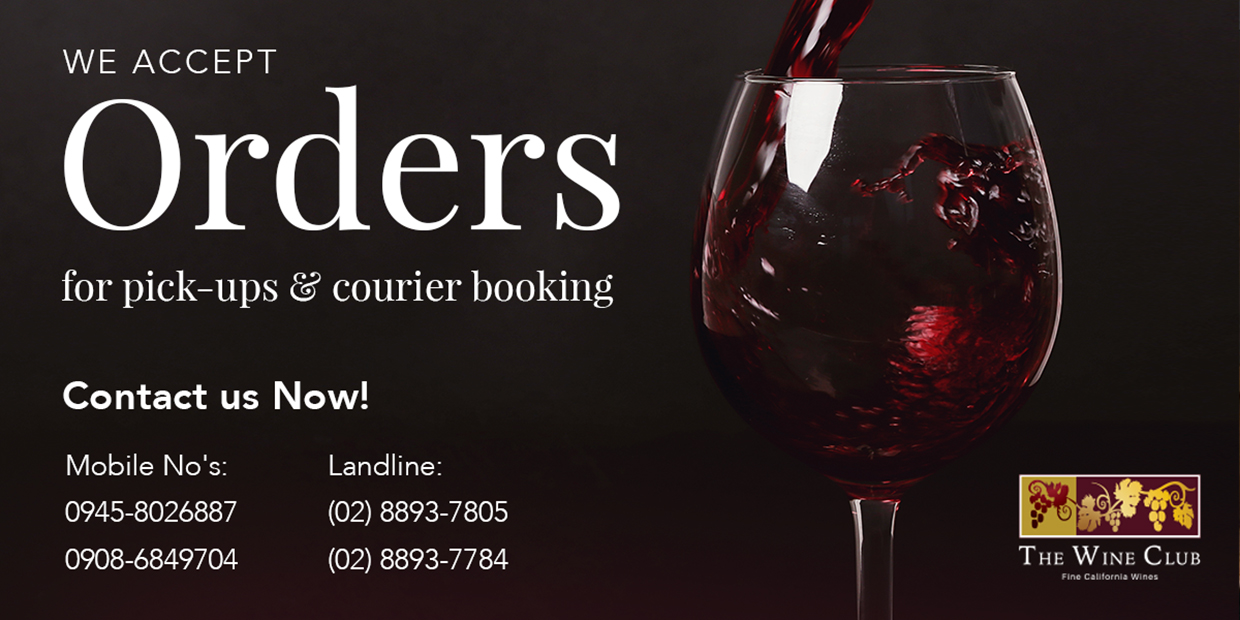 Orders and Booking Banner | The Wine Club Philippines