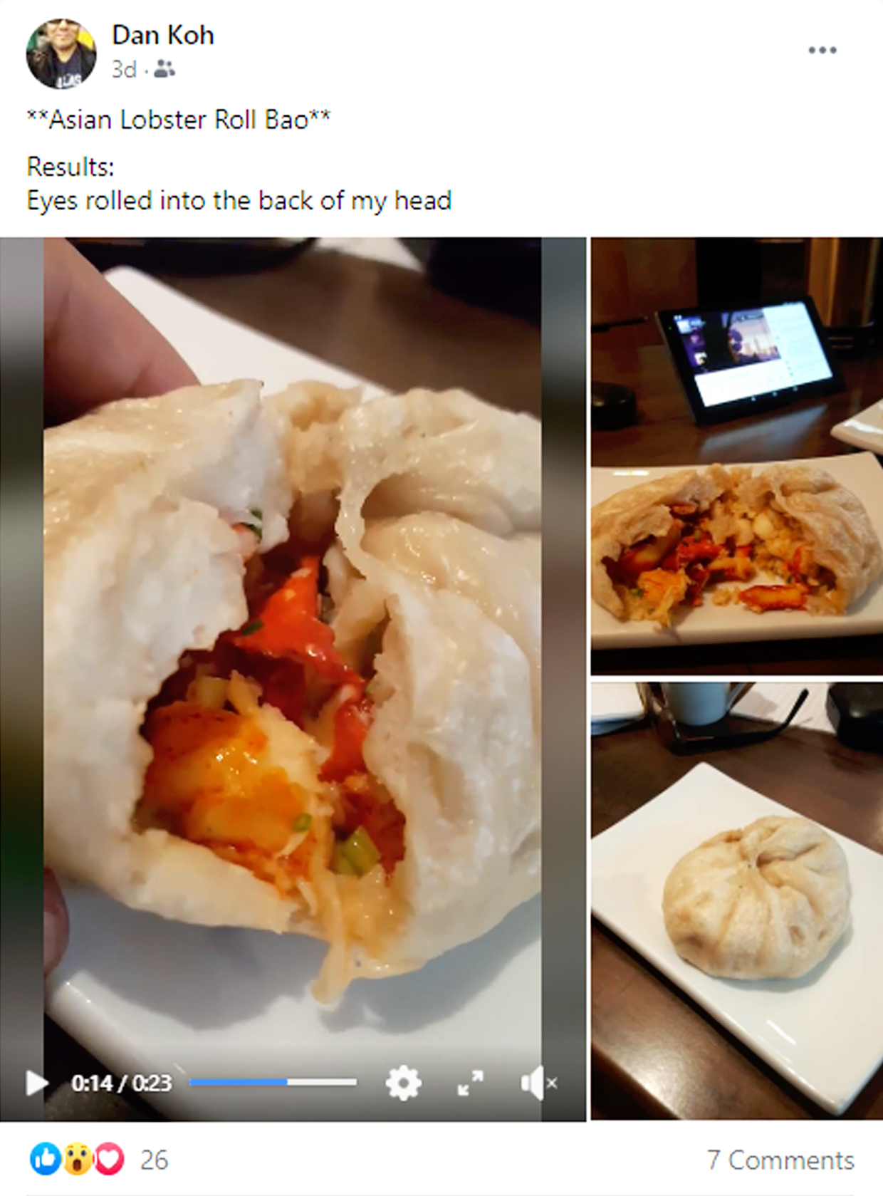 Asian Lobster Roll Bao | The Wine Club Philippines