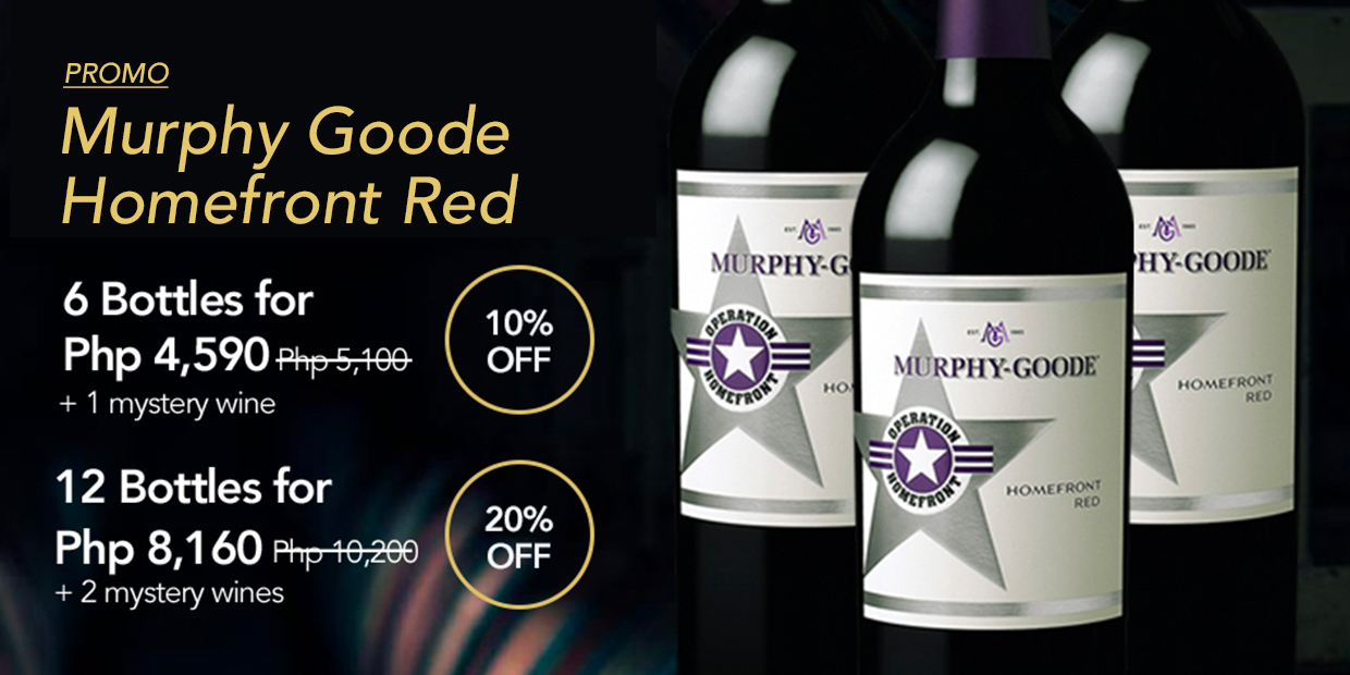 Murphy Goode Homefront Red Promo Banner | The Wine Club Philippines