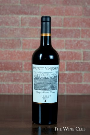Barnett Vineyards 'Spring Mountain' Merlot 2022